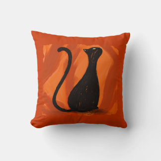 Schwarze Katzenmalerei, Kissen
