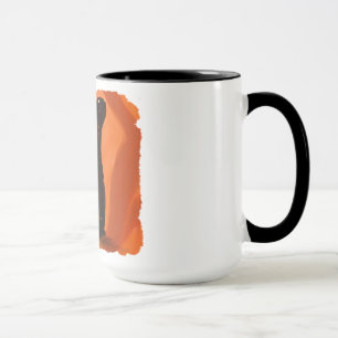 Schwarze Katzenmalerei, Tasse