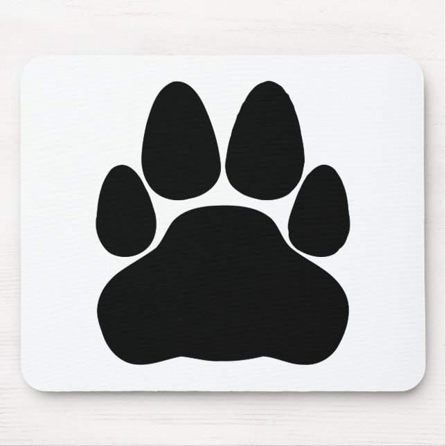 Schwarze Katzenpaare Druckform Mousepad (Vorne)