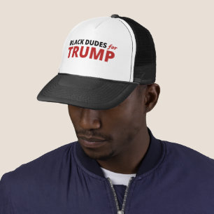 Schwarze Kerle für Trump Truckerkappe