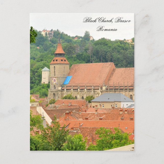Schwarze Kirche in Brasov, Rumänien Postkarte (Vorderseite)