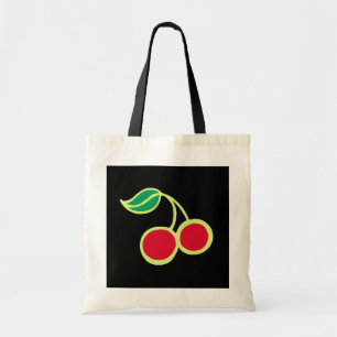 Schwarze Kirschtasche Tragetasche