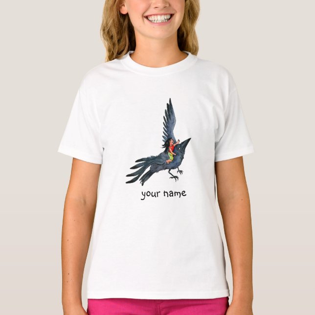 Schwarze Klaue mit kleiner Girl - T - Shirt (Vorderseite)