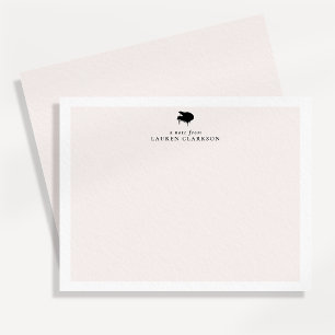 Schwarze Klavier-Minimalist-Musik-Notenkarte Mitteilungskarte