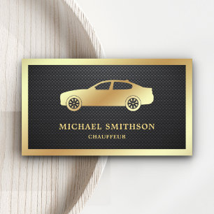 Schwarze Kohlefaser Gold Auto Professioneller Chau Visitenkarte