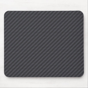 Schwarze Kohlenstofffaser Mousepad