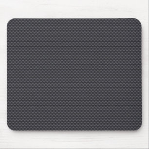 Schwarze Kohlenstofffaser Mousepad