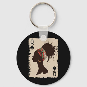 Schwarze Königin Afro Drogen Stolz Melanin Afroame Schlüsselanhänger