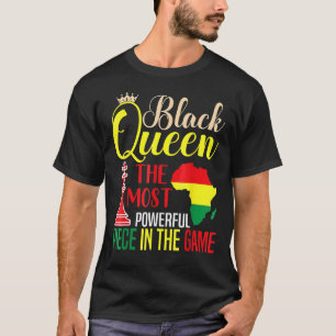 Schwarze Königin das mächtigste Stück Afrikanische T-Shirt