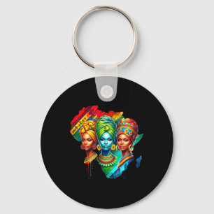 Schwarze Königin Heritage Art Afrikanische Karte S Schlüsselanhänger
