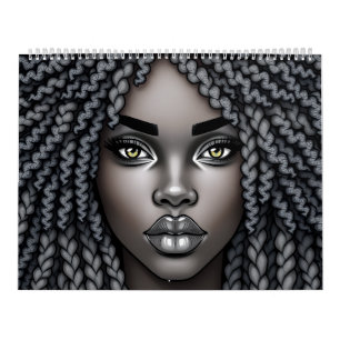 Schwarze Königin Melanin Afrozentristische Schwest Kalender