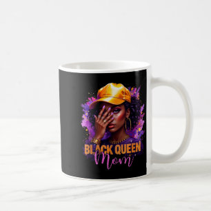 Schwarze Königin Mutter frohen Muttertag afro afri Kaffeetasse