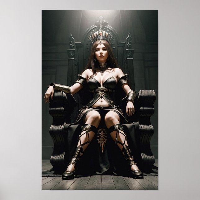 Schwarze Königin Poster (Vorne)