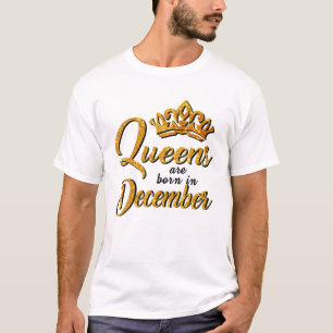 Schwarze Königinnen sind Geboren im Dezember Fraue T-Shirt