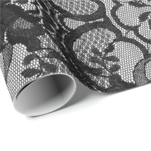 Schwarze königliche Vintage Vintage mit Geschenkpapier