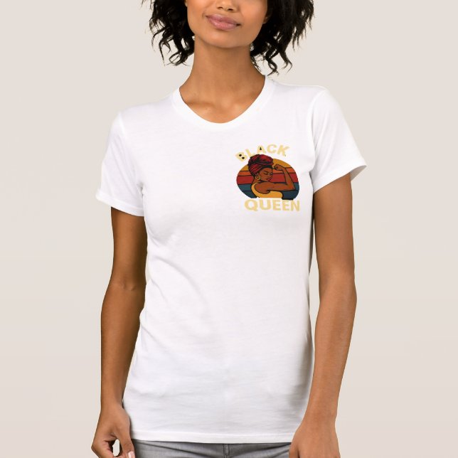 Schwarze königliche Wurzeln T-Shirt (Vorderseite)