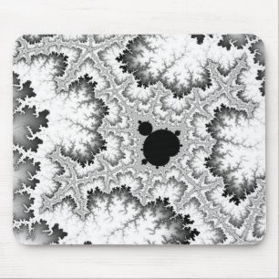 Schwarze Korallen-Mauspad Mousepad