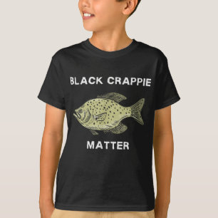 Schwarze Krabben Fischen Art T-Shirt