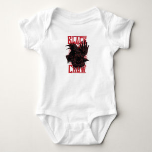 Schwarze Krähe Baby Strampler