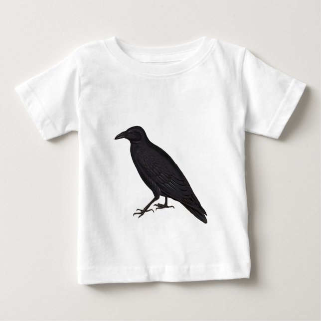 Schwarze Krähe Baby T-shirt (Vorderseite)
