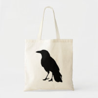 Schwarze Krähen-Tasche