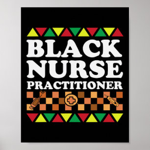 Schwarze Krankenpflegerin Bhm Afroamerikanische Me Poster