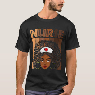 Schwarze Krankenschwester für Frauen Afrikanische  T-Shirt