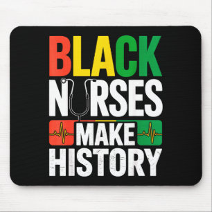 Schwarze Krankenschwestern schreiben Geschichte Af Mousepad