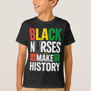 Schwarze Krankenschwestern schreiben Geschichte Af T-Shirt