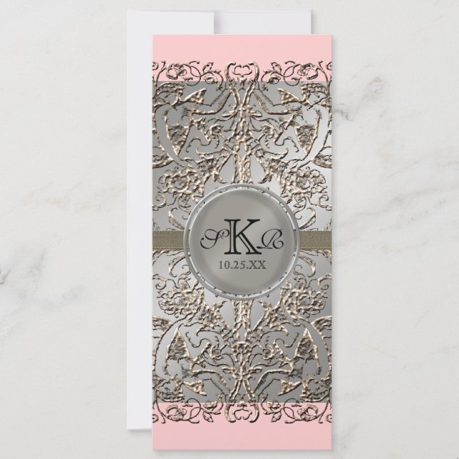 Schwarze Krawatte Elegance, Silberhochzeit Einladu Einladung (Vorderseite)