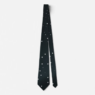 Schwarze Krawatte mit elegantem Muster für weiße P