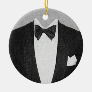 Schwarze Krawatte Weihnachtsschmuck