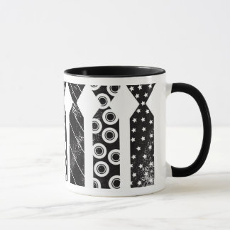 Schwarze Krawatten-Kaffee-Tasse Tasse