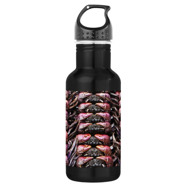 Schwarze Krebse [Po Na] ... Thai Street Food Trinkflasche (Vorderseite)