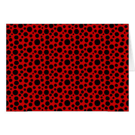 Schwarze Kreise mit dunkelroten Farben