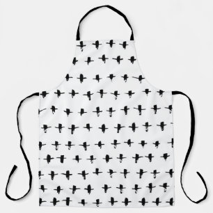 Schwarze Kreuze Handgezeichnete Geometrie Schürze