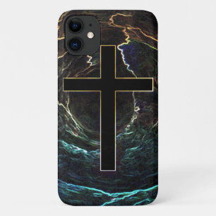 SCHWARZE KREUZEN MIT HELLEN HIGHLIGHTS Case-Mate iPhone HÜLLE