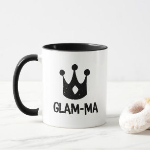Schwarze Krone Bezaubernd-MA Glamma Tasse