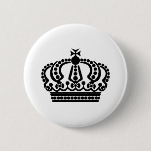 Schwarze Krone Button