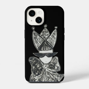 Schwarze Krone, Schleife und Sonnenbrille iPhone 14 Hülle
