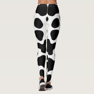 schwarze Kuh Leggings