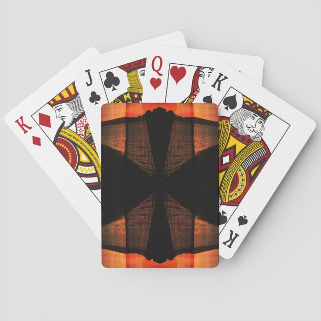 Schwarze Küste Spielkarten (Rückseite)