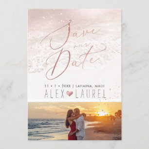 Schwarze Küste / Strand / Küste Einladung