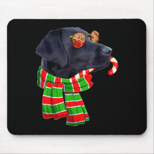 Schwarze Lab Labrador Hundebesitzer Weihnachten Xm Mousepad