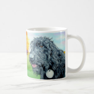 Schwarze Labradoodle Ralph Tasse