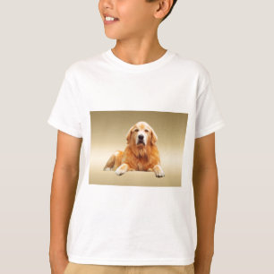 Schwarze Labrador-Hund Wasserfarben-Kunstmalerei T-Shirt