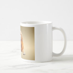Schwarze Labrador-Hund Wasserfarben-Kunstmalerei Tasse