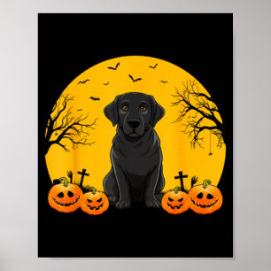 Schwarze Labrador-Hunde Liebhaber Männer Frauen Ki Poster