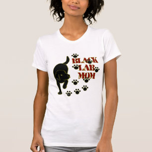 Schwarze Labrador-Mama T-Shirt