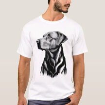 Schwarze Labrador Retriever-Hund-Skizze